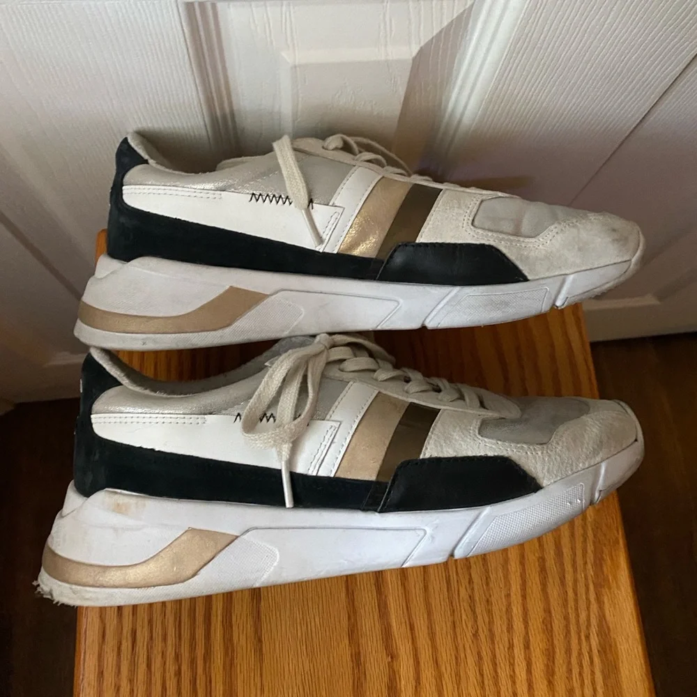 Gola Classics Eclipse Mode Silver/Gold/Multi Jogger Style Sneakers SZ 10‎